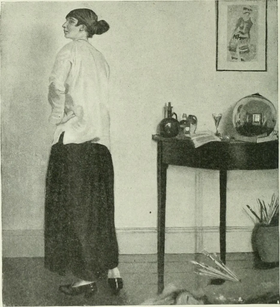 An illustration from International studio, 1897, leaf 205