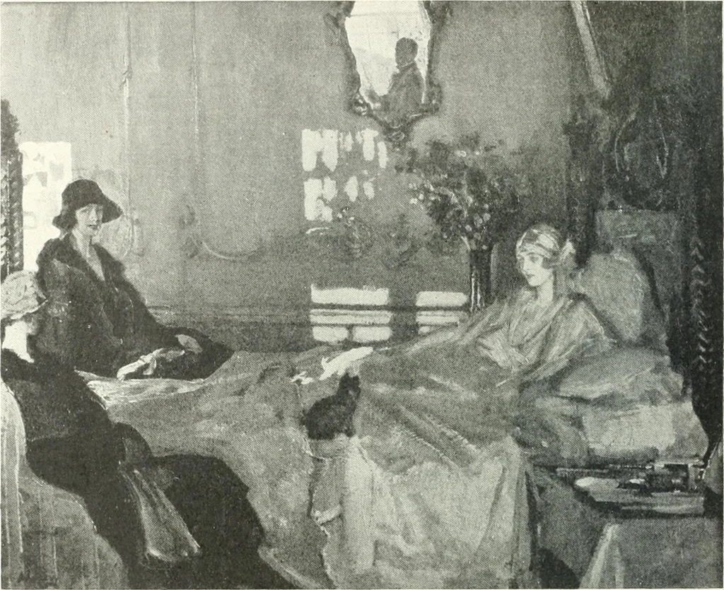 An illustration from International studio, 1897, leaf 349