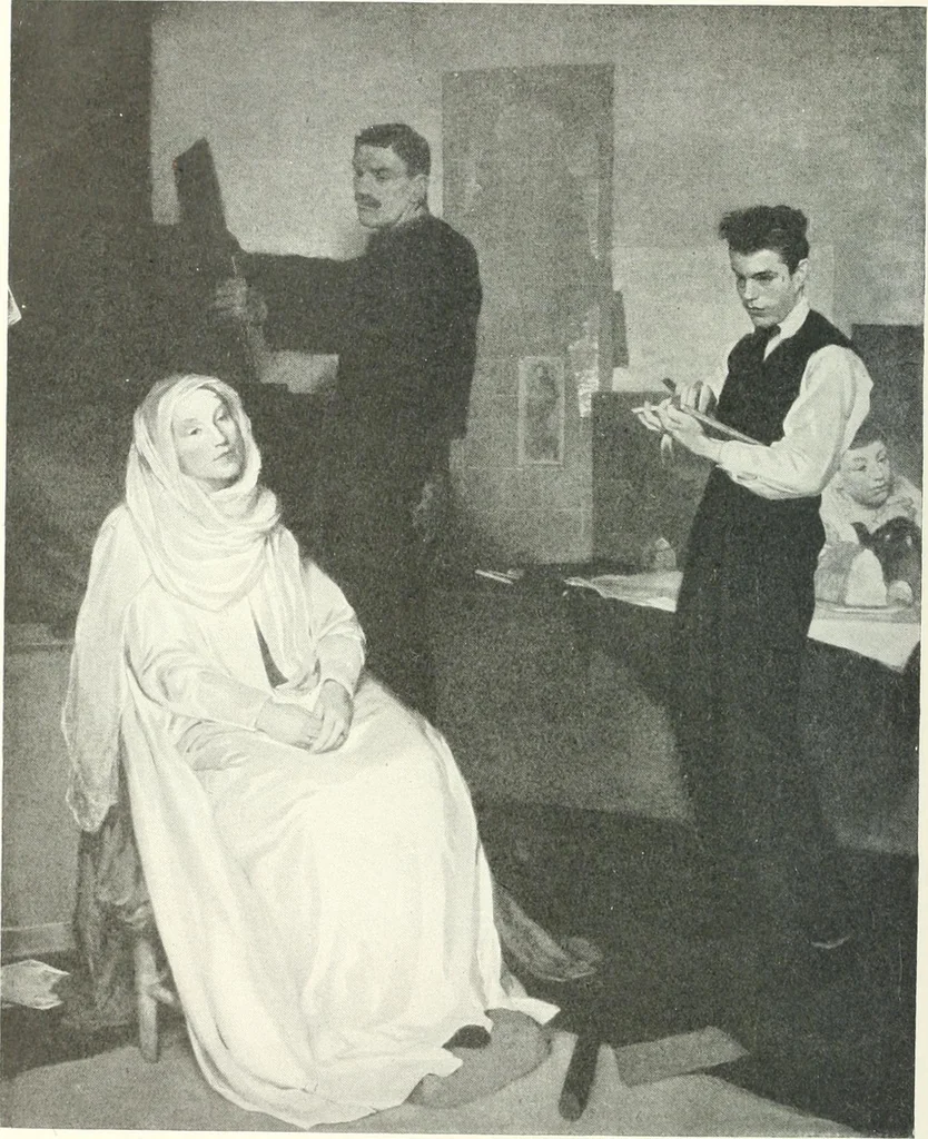 An illustration from International studio, 1897, leaf 357