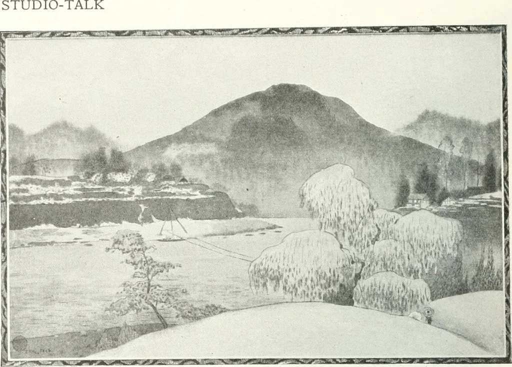 An illustration from International studio, 1897, leaf 407