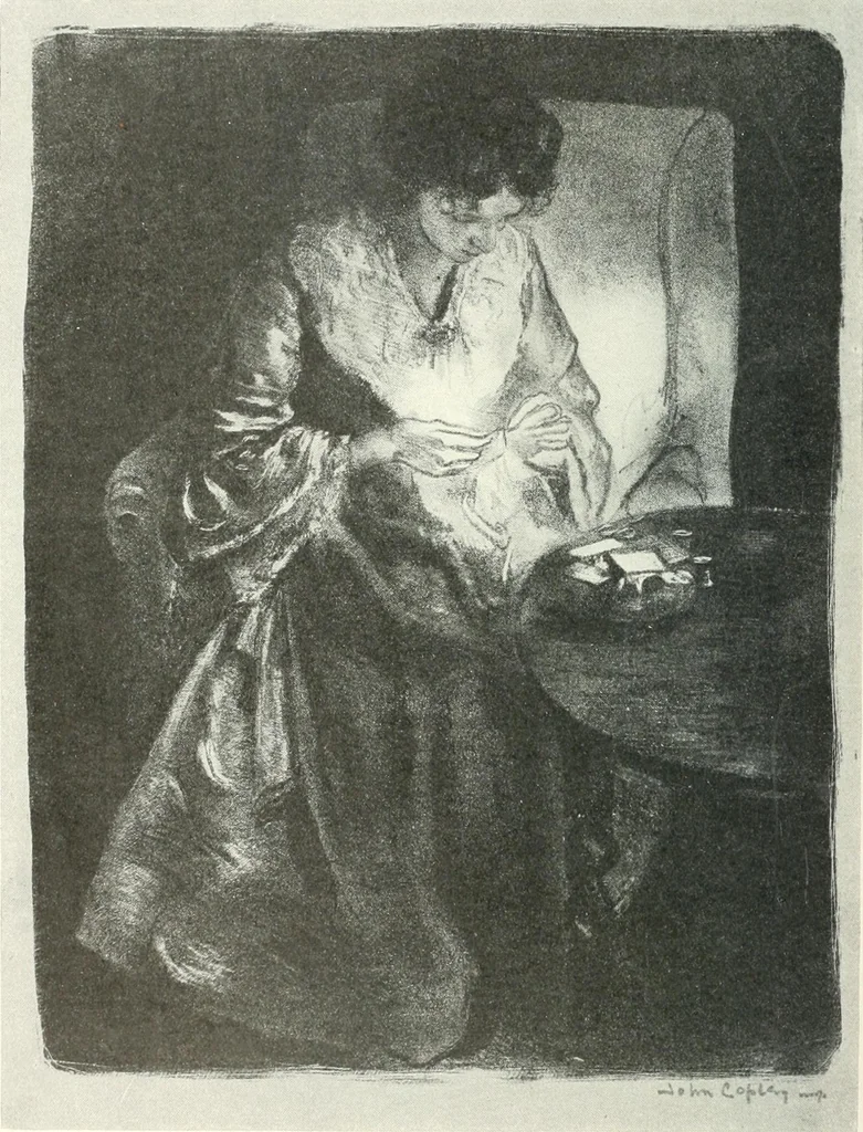 An illustration from International studio, 1897, leaf 413