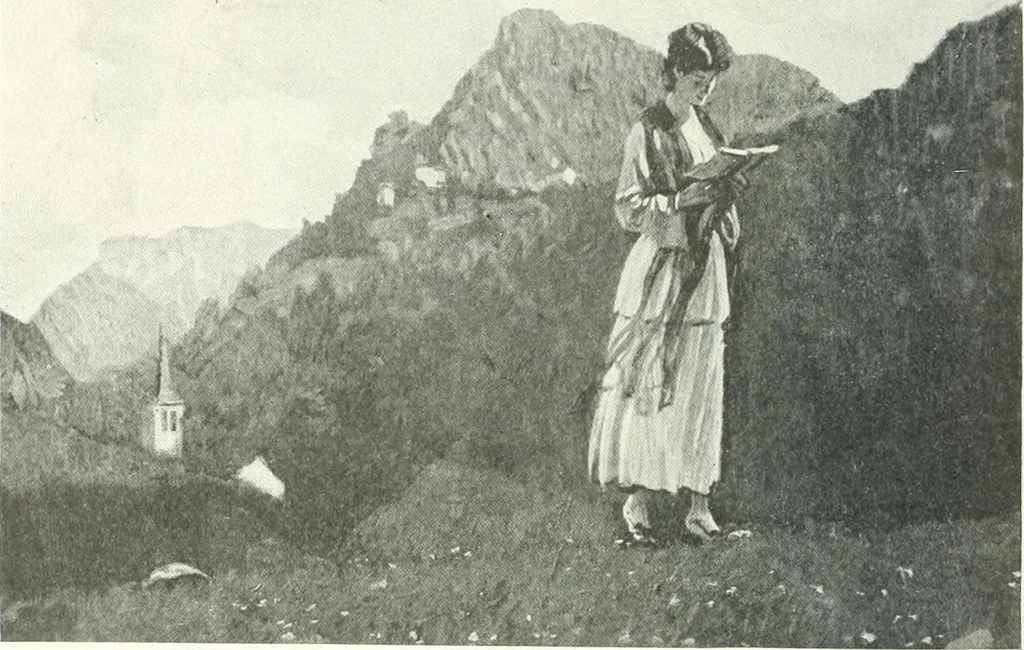 An illustration from International studio, 1897, leaf 425
