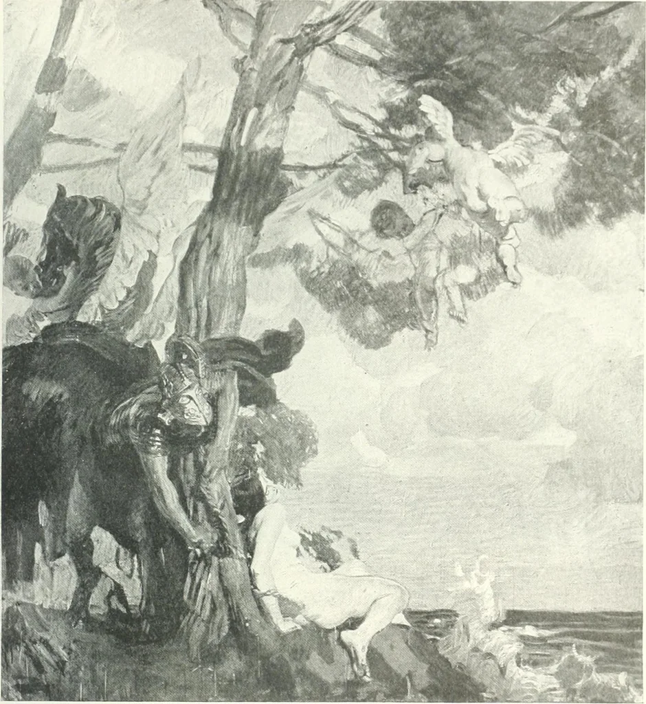 An illustration from International studio, 1897, leaf 426
