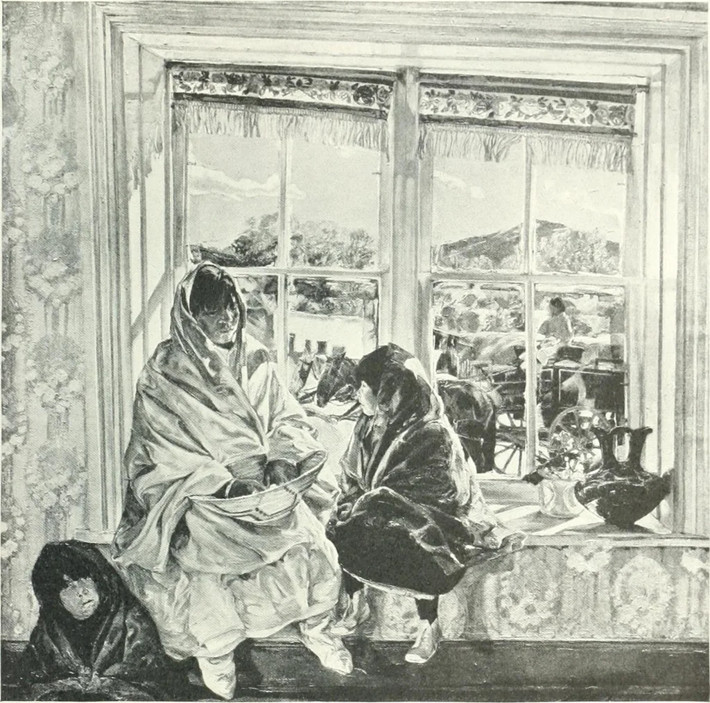 An illustration from International studio, 1897, leaf 454