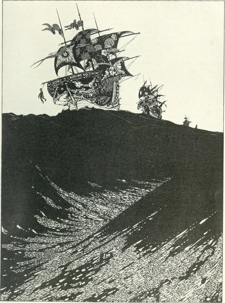 An illustration from International studio, 1897, leaf 493