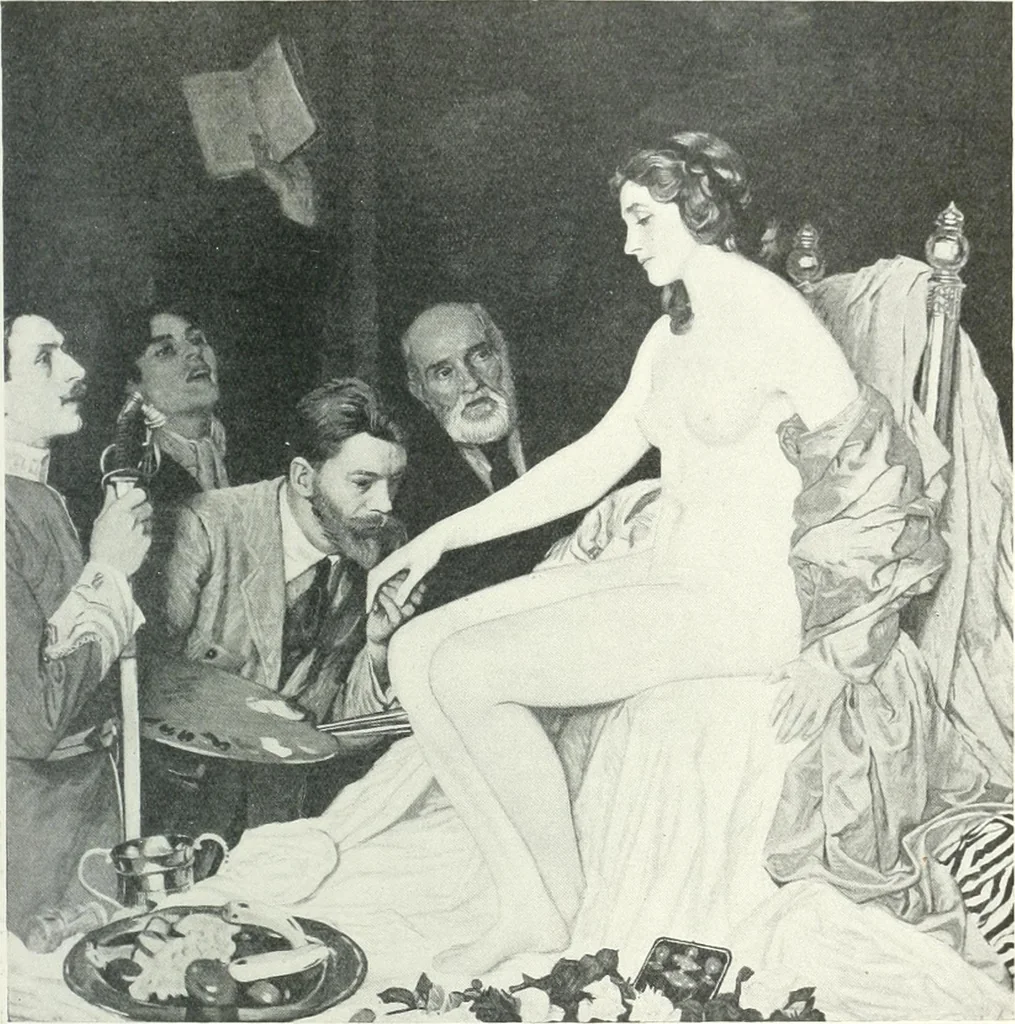 An illustration from International studio, 1897, leaf 583