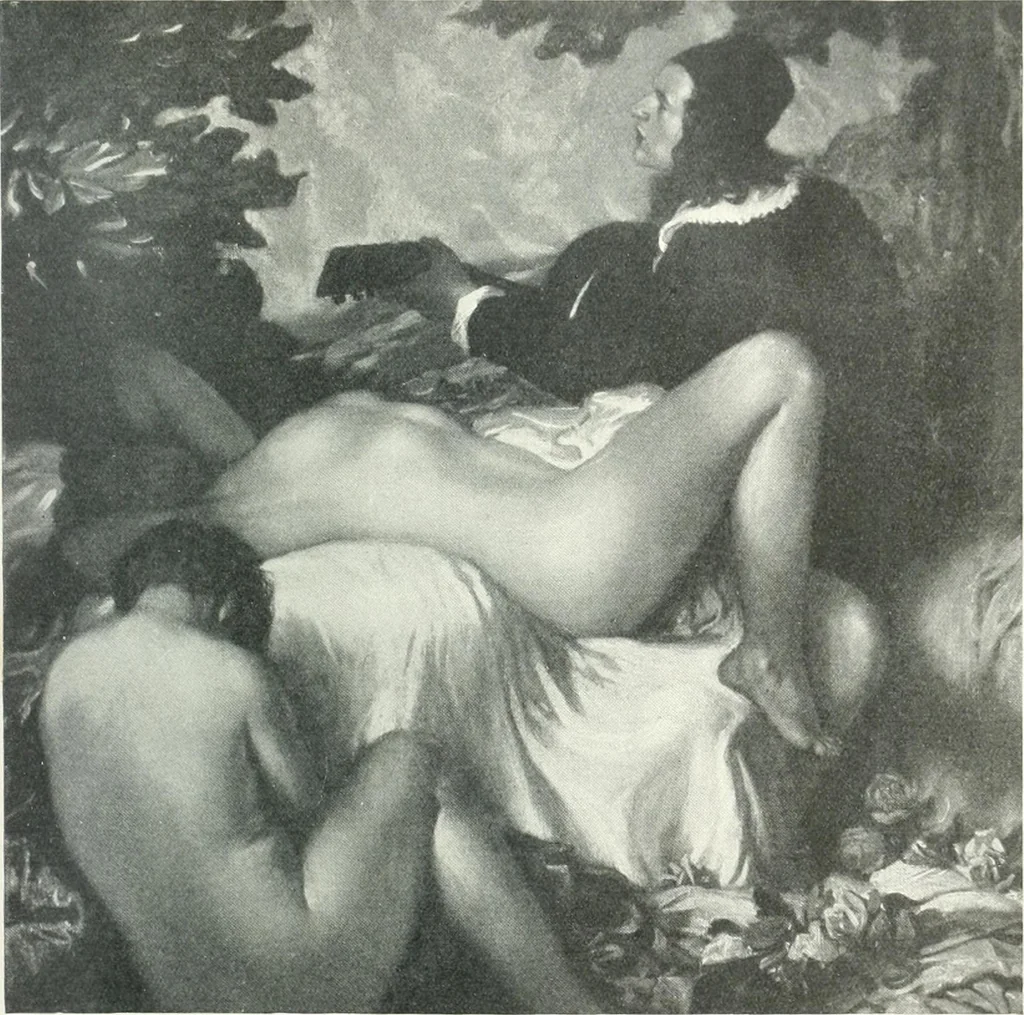 An illustration from International studio, 1897, leaf 585