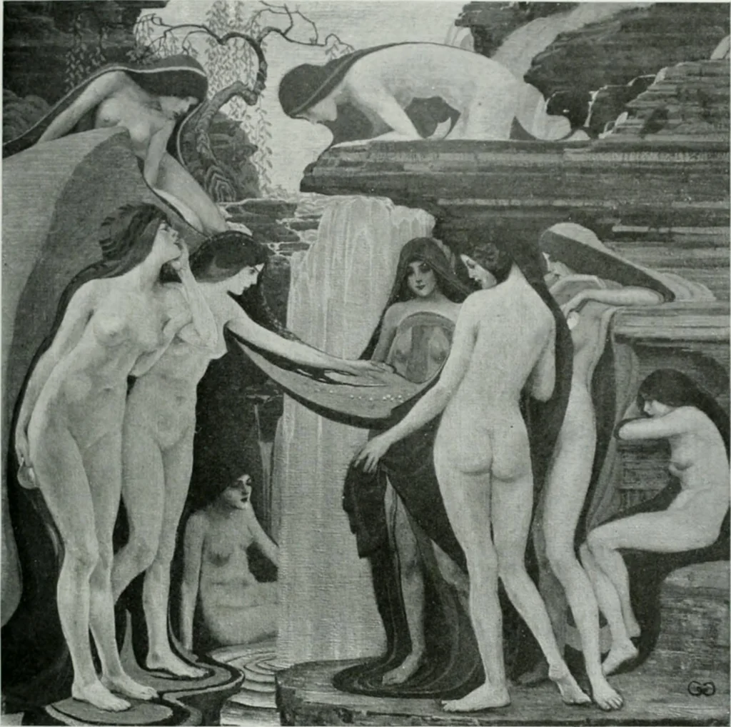 An illustration from International studio, 1897, leaf 142