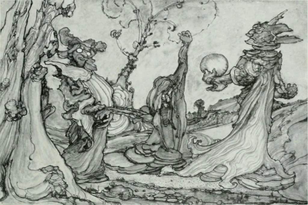 An illustration from International studio, 1897, leaf 144