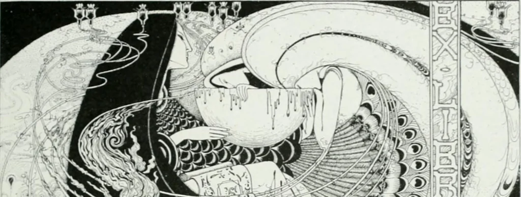 An illustration from International studio, 1897, leaf 148