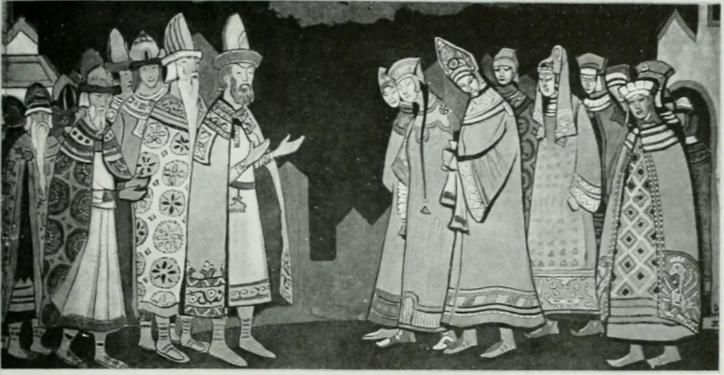 An illustration from International studio, 1897, leaf 158