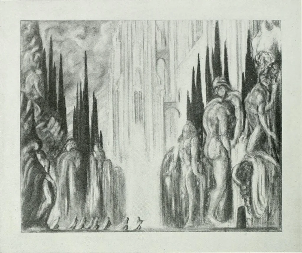 An illustration from International studio, 1897, leaf 169