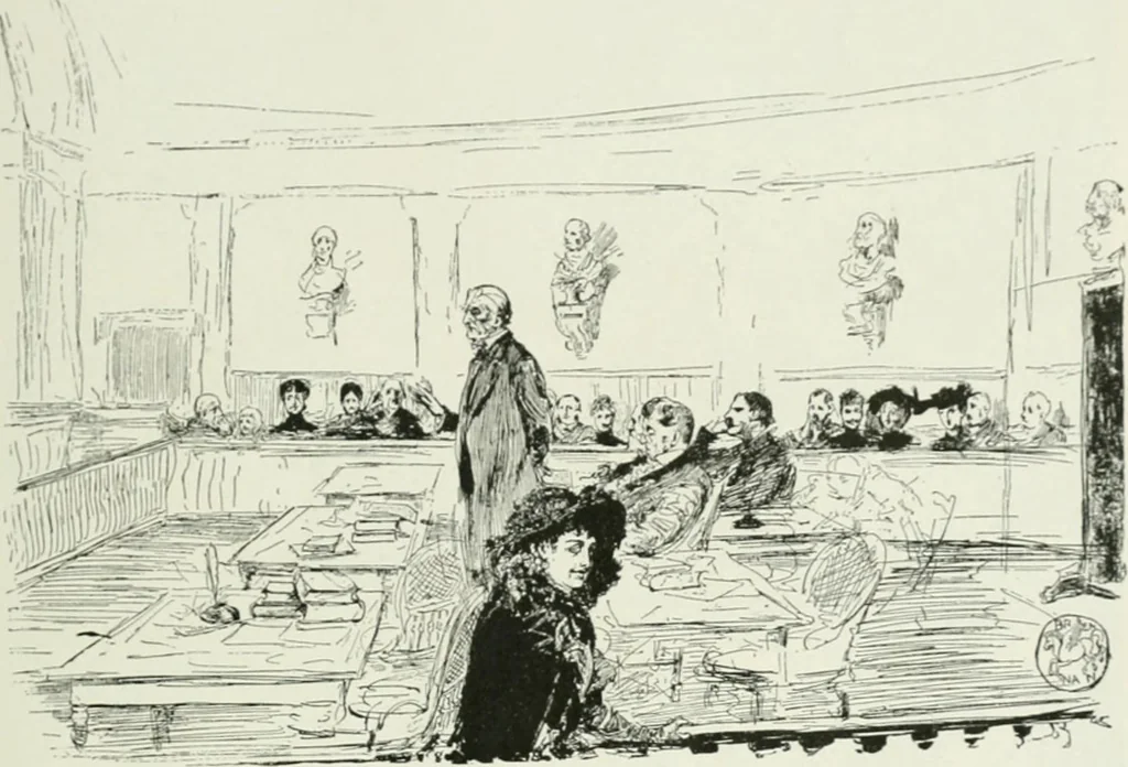 An illustration from International studio, 1897, leaf 204