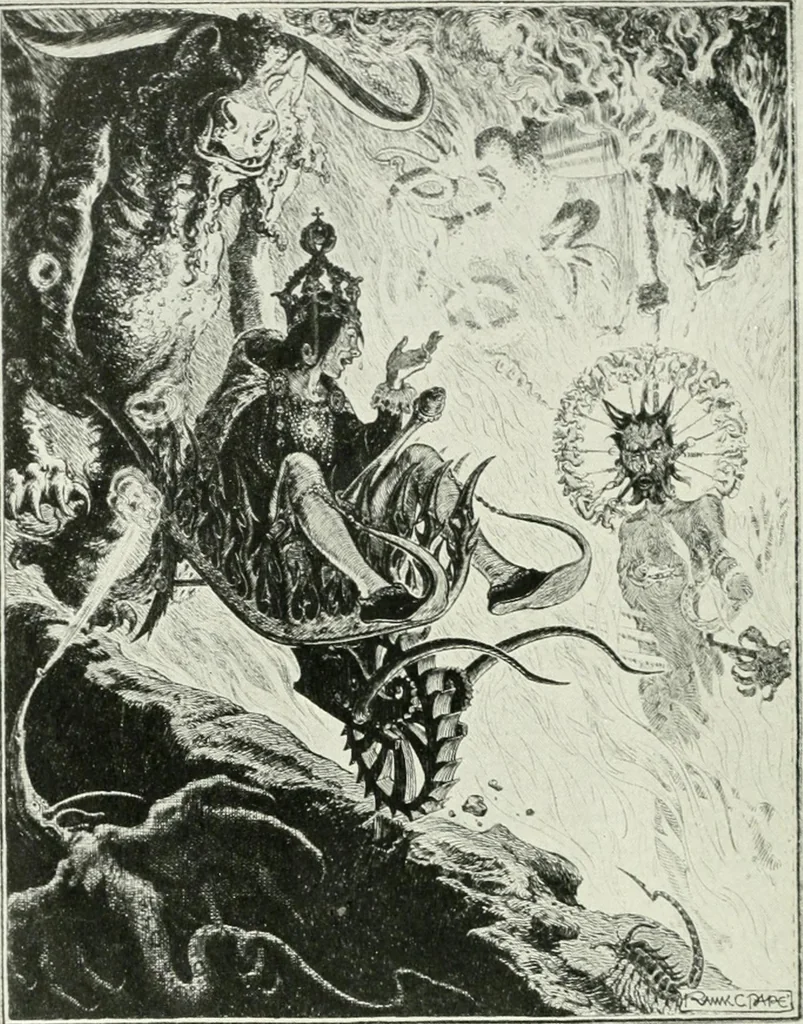 An illustration from International studio, 1897, leaf 217