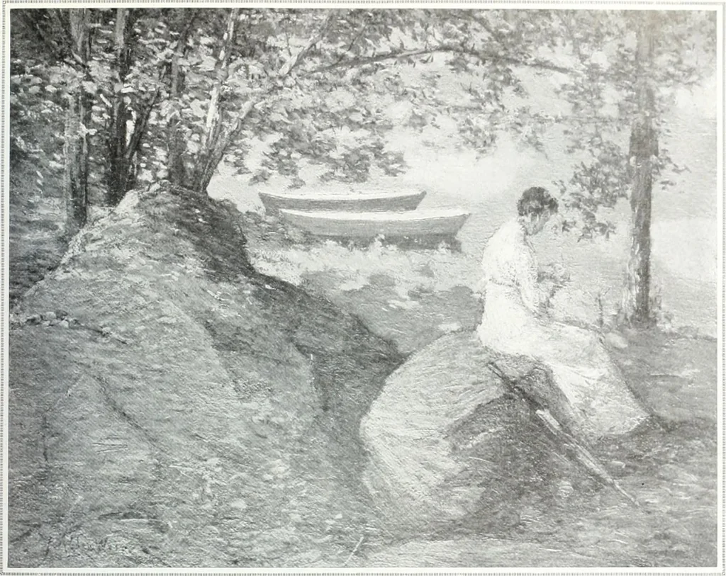 An illustration from International studio, 1897, leaf 162