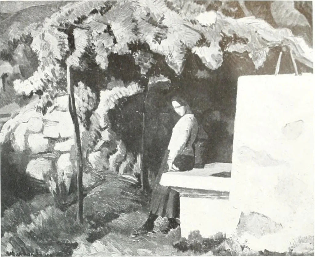 An illustration from International studio, 1897, leaf 402