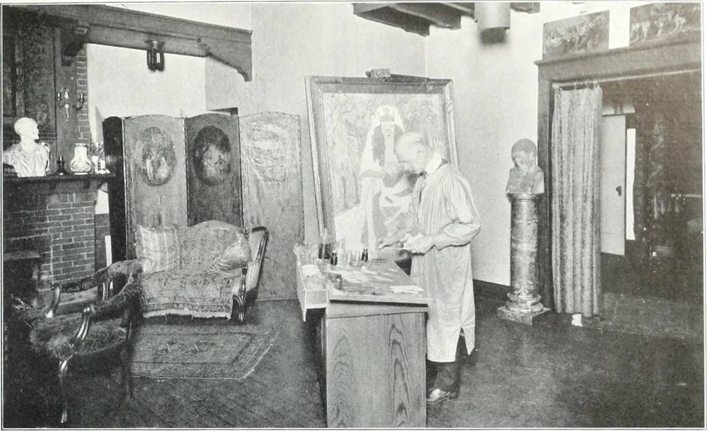 An illustration from International studio, 1897, leaf 432