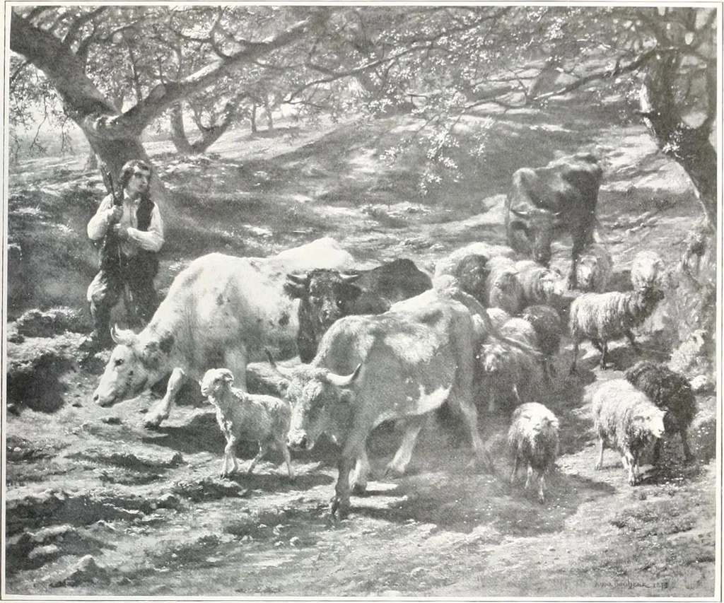 An illustration from International studio, 1897, leaf 458
