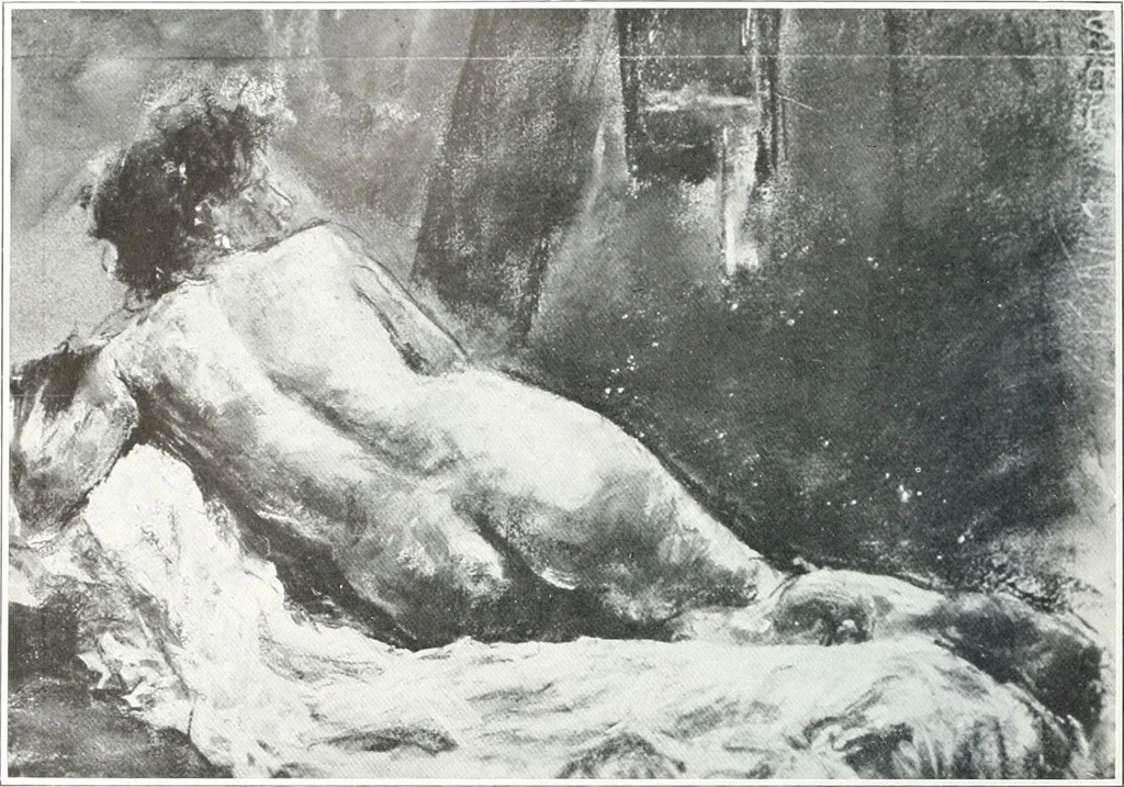 An illustration from International studio, 1897, leaf 569
