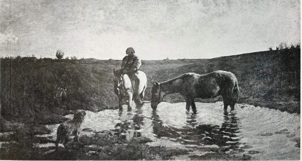 An illustration from International studio, 1897, leaf 569