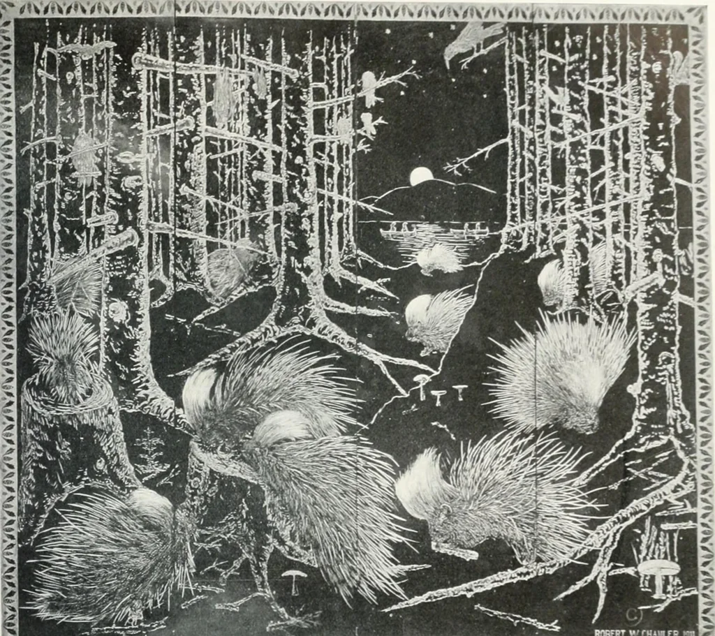 An illustration from International studio, 1897, leaf 586