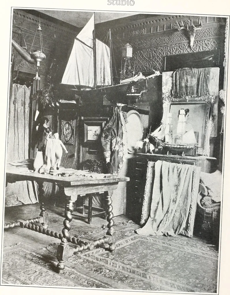 An illustration from International studio, 1897, leaf 591