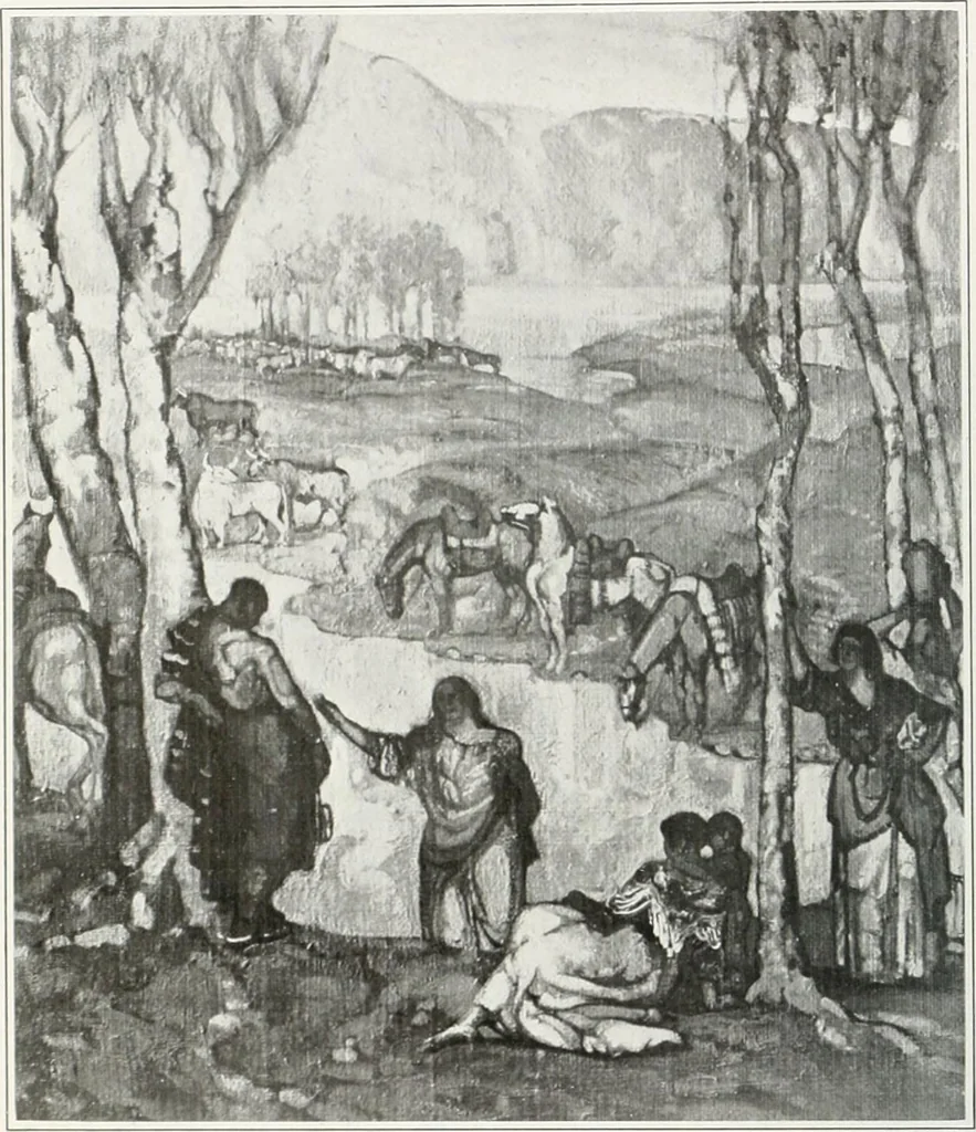 An illustration from International studio, 1897, leaf 617