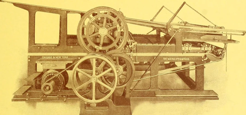An illustration from International Typographical Union souvenir for 1905 : fifty-first session, I.T.U. held in Toronto, Canada, August 14 to 19 1905, under auspices of Toronto Union, no. 91. --, 1905, leaf 110