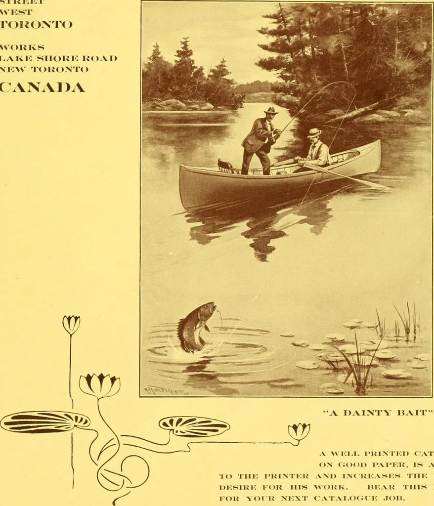 An illustration from International Typographical Union souvenir for 1905 : fifty-first session, I.T.U. held in Toronto, Canada, August 14 to 19 1905, under auspices of Toronto Union, no. 91. --, 1905, leaf 24
