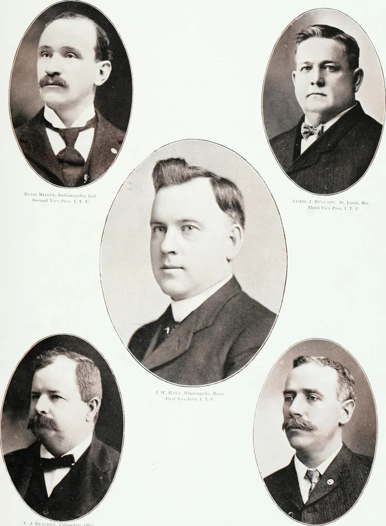 An illustration from International Typographical Union souvenir for 1905 : fifty-first session, I.T.U. held in Toronto, Canada, August 14 to 19 1905, under auspices of Toronto Union, no. 91. --, 1905, leaf 52