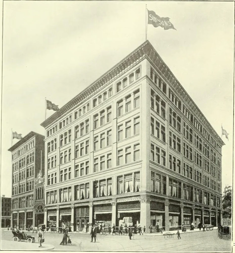 An illustration from International Typographical Union souvenir for 1905 : fifty-first session, I.T.U. held in Toronto, Canada, August 14 to 19 1905, under auspices of Toronto Union, no. 91. --, 1905, leaf 99