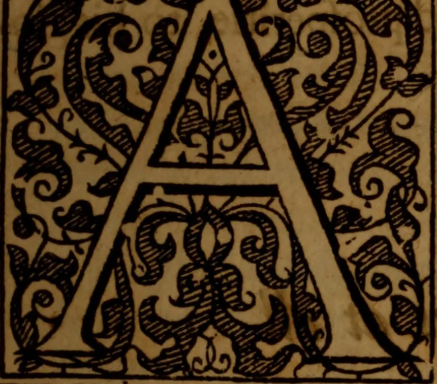 An illustration from The interpreter : or, Booke containing the signification of words : wherein is set forth the true meaning of all, or the most part of such words and termes, as are mentioned in the law writers, or statutes of this ... kingdome ... : a worke ... necessary for such as desire throughly to be instructed in the knowledge of our lawes, stautes, or other antiquities, 1637, leaf 12