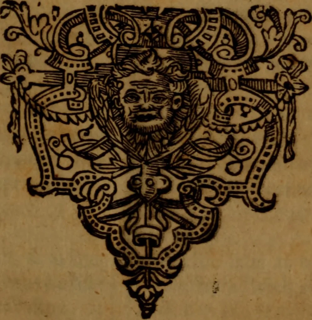 An illustration from The interpreter : or, Booke containing the signification of words : wherein is set forth the true meaning of all, or the most part of such words and termes, as are mentioned in the law writers, or statutes of this ... kingdome ... : a worke ... necessary for such as desire throughly to be instructed in the knowledge of our lawes, stautes, or other antiquities, 1637, leaf 16
