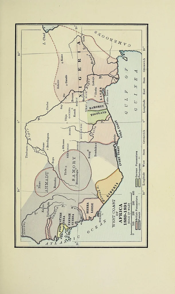 An illustration from Intervention and colonization in Africa, 1914, leaf 147