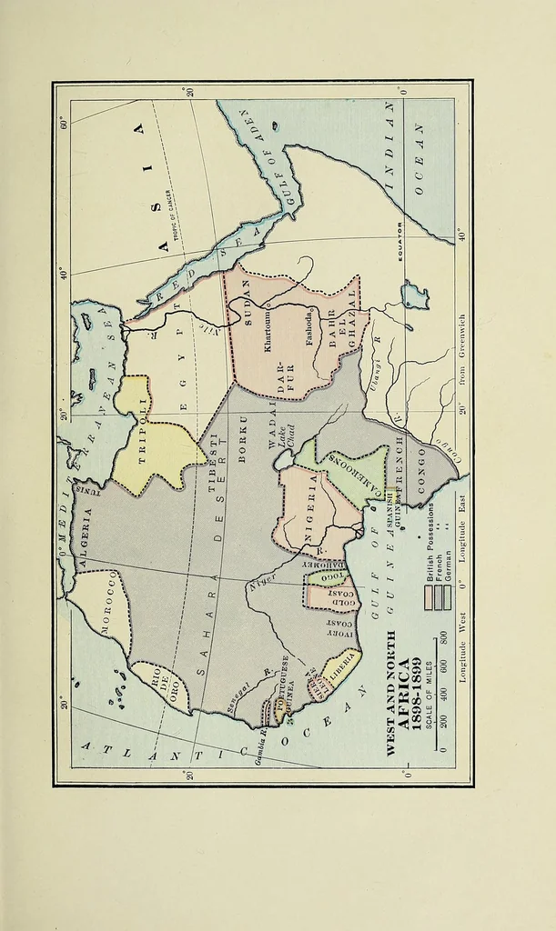 An illustration from Intervention and colonization in Africa, 1914, leaf 153