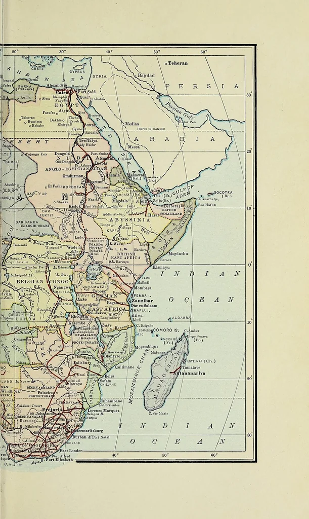 An illustration from Intervention and colonization in Africa, 1914, leaf 397