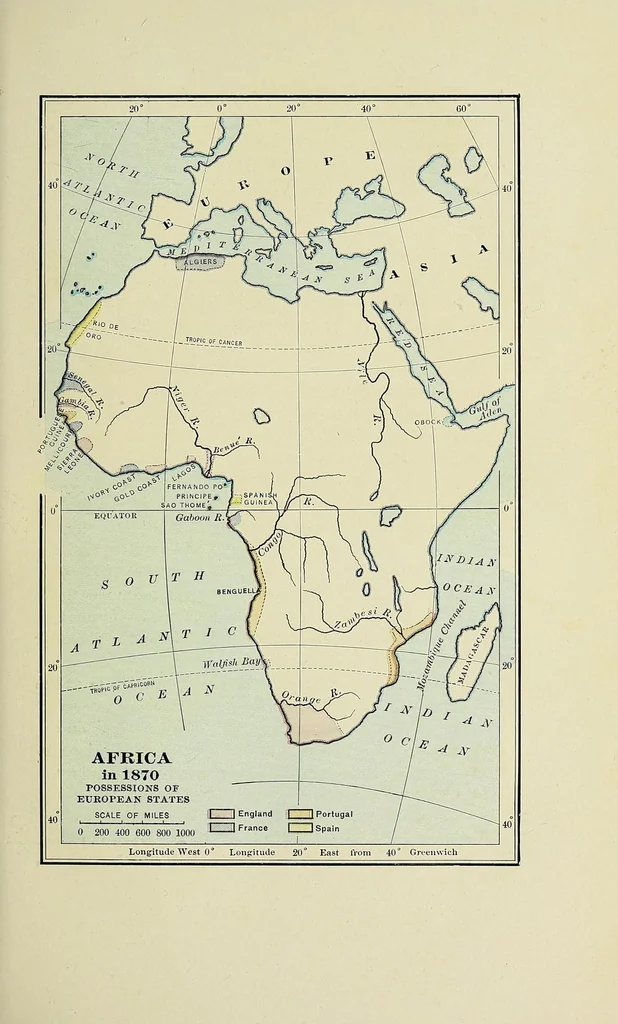 An illustration from Intervention and colonization in Africa, 1914, leaf 45