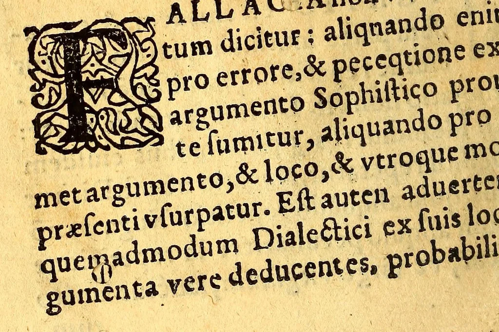 An illustration from Introductio in dialecticam Aristotelis,, 1578, leaf 322