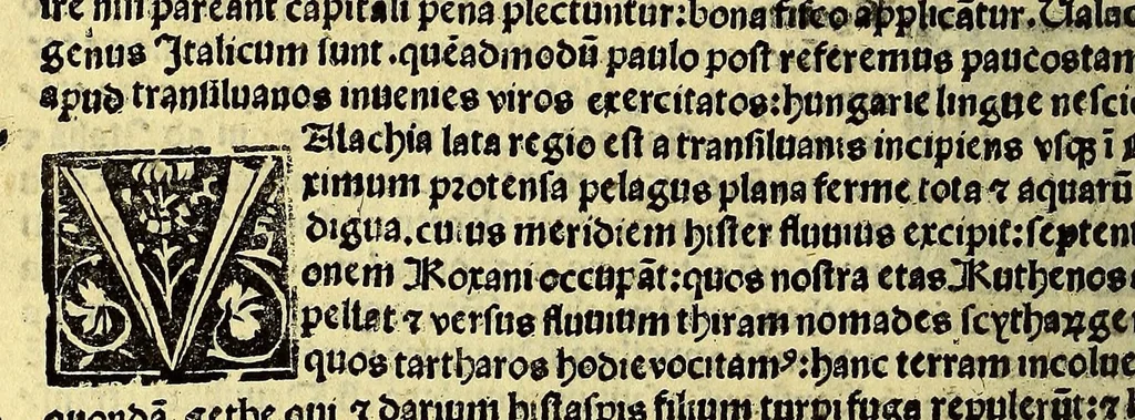 An illustration from Introductio in Ptholomei cosmographia[m] : cu[m] longitudinibus regionum [et] ciuitatum celebriorum, 1512, leaf 46
