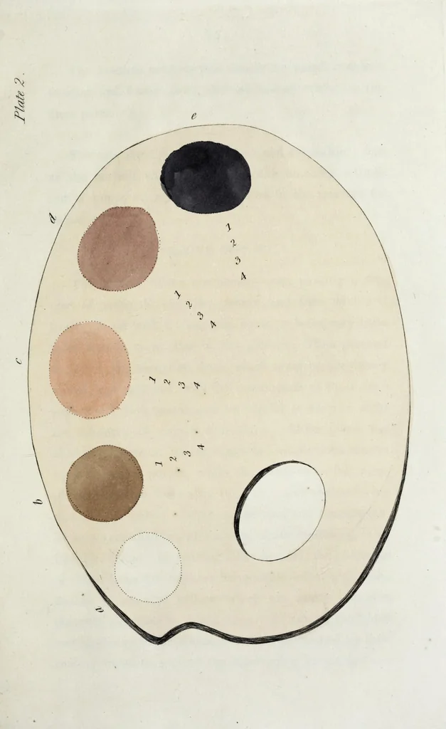 An illustration from Introduction to the art of painting in oil colours, 1829, leaf 21