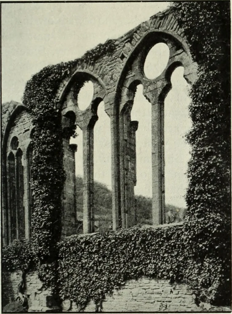 An illustration from An introduction to English church architecture : from the eleventh to the sixteenth century, 1913, leaf 102