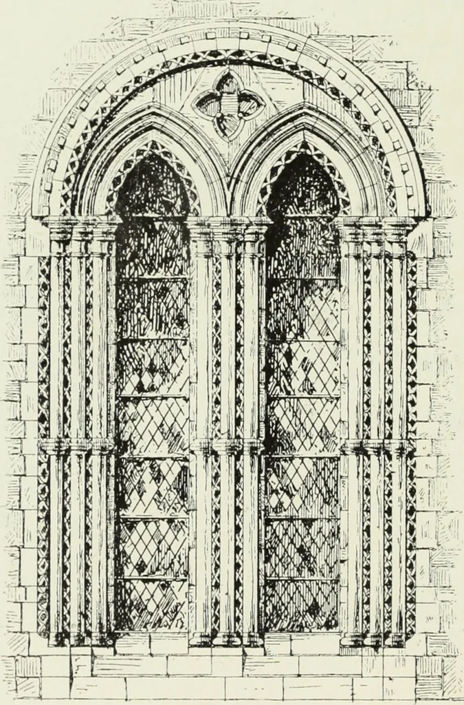 An illustration from An introduction to English church architecture : from the eleventh to the sixteenth century, 1913, leaf 103