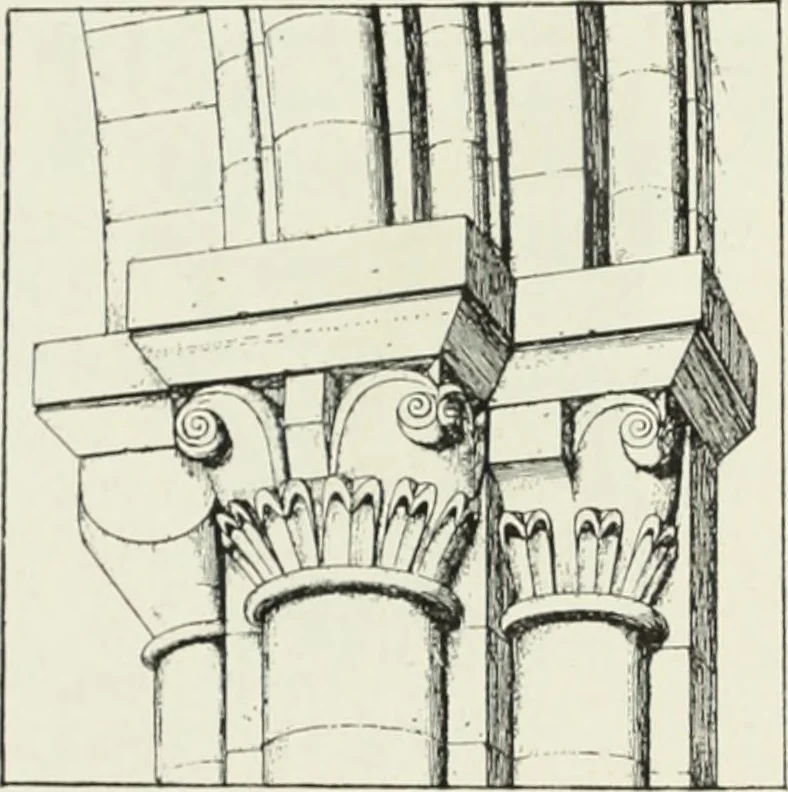 An illustration from An introduction to English church architecture : from the eleventh to the sixteenth century, 1913, leaf 11