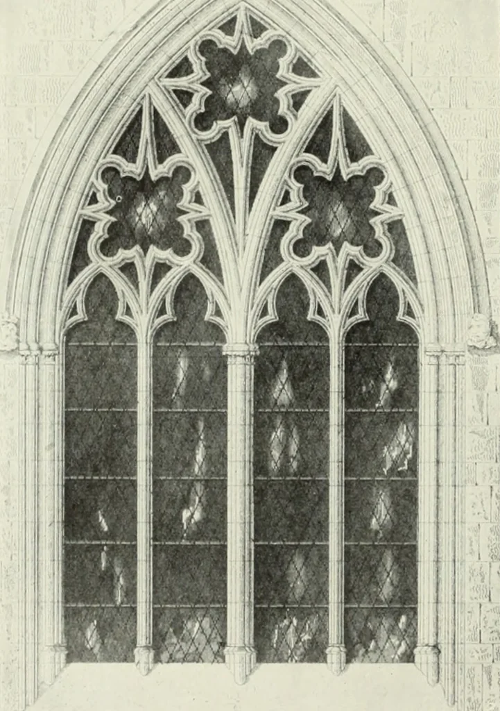 An illustration from An introduction to English church architecture : from the eleventh to the sixteenth century, 1913, leaf 119