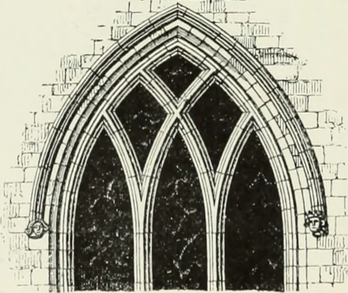 An illustration from An introduction to English church architecture : from the eleventh to the sixteenth century, 1913, leaf 121