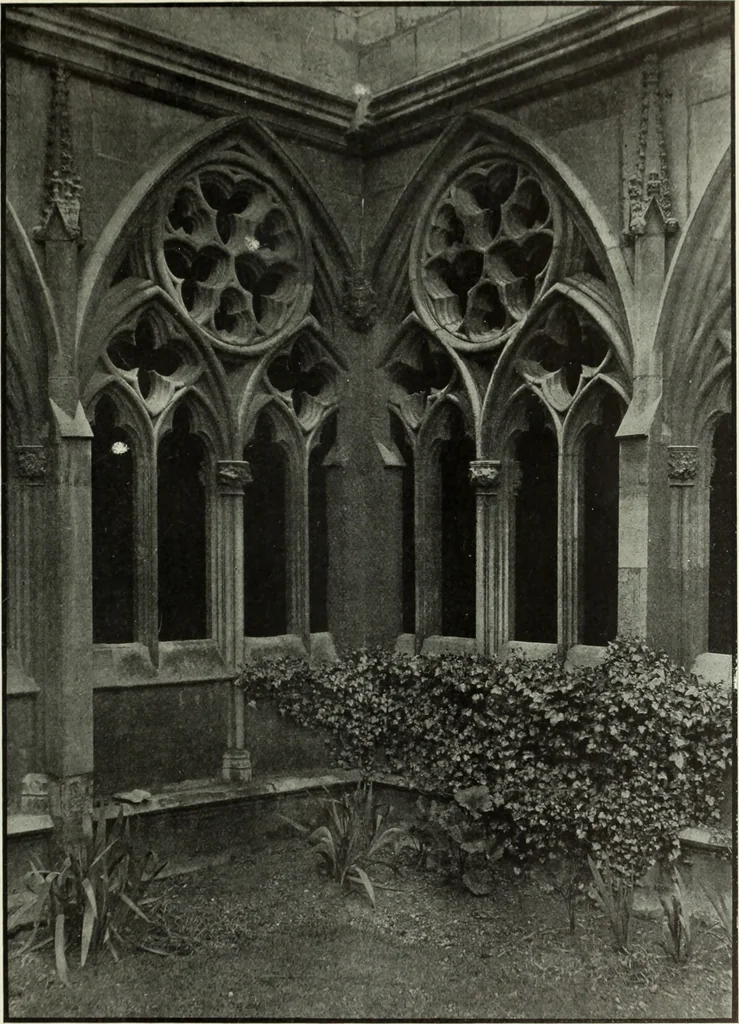 An illustration from An introduction to English church architecture : from the eleventh to the sixteenth century, 1913, leaf 124