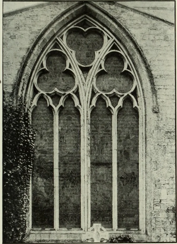 An illustration from An introduction to English church architecture : from the eleventh to the sixteenth century, 1913, leaf 128