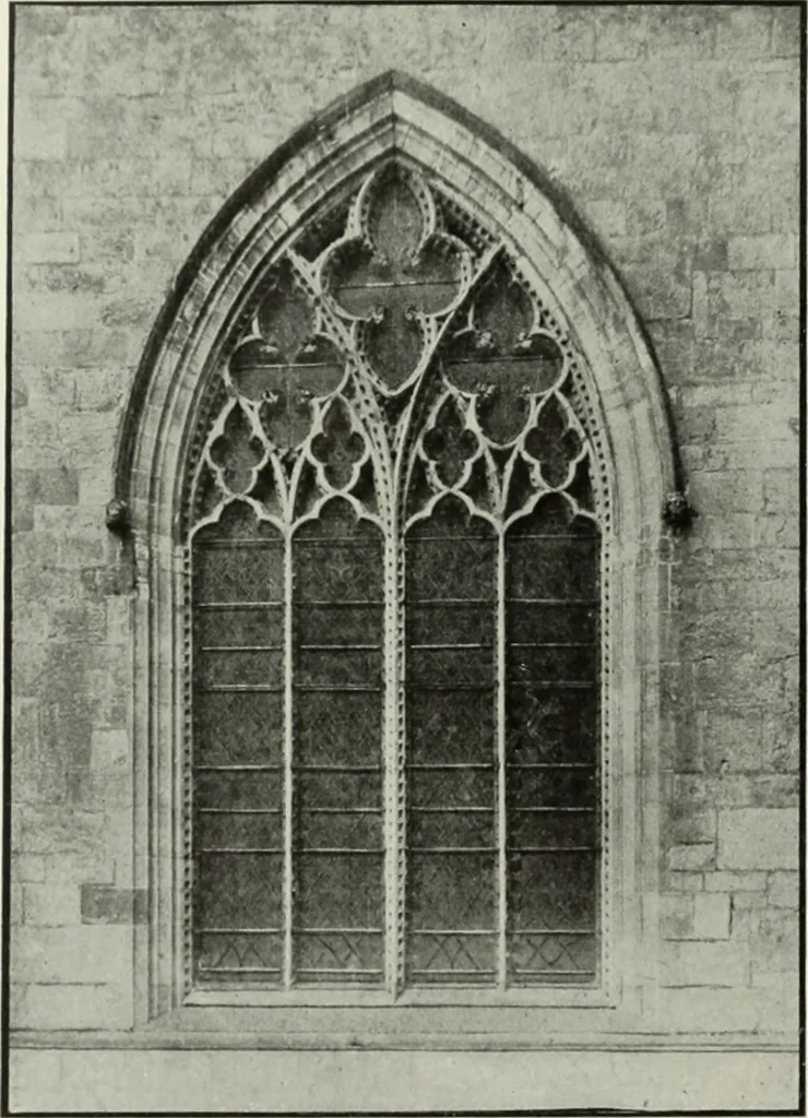 An illustration from An introduction to English church architecture : from the eleventh to the sixteenth century, 1913, leaf 129