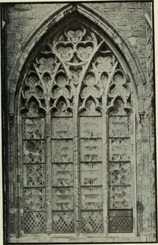 An illustration from An introduction to English church architecture : from the eleventh to the sixteenth century, 1913, leaf 130