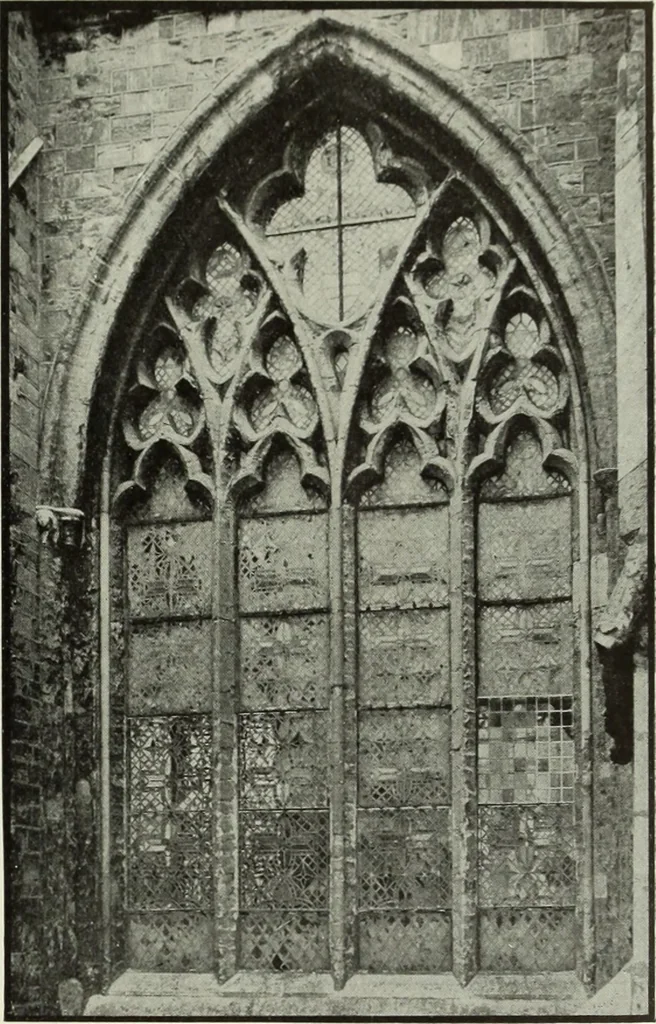 An illustration from An introduction to English church architecture : from the eleventh to the sixteenth century, 1913, leaf 130